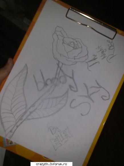 My hobby ... the drawing :P - 6. ihmm ... bloody sky The rose of night - *Art